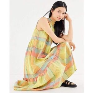 Urban Outfitters (UO) Sleeveless Madras Maxi Dress